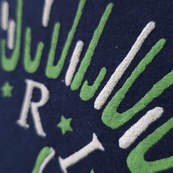 VTG Screen Stars T Shirt Mens XL Blue America Sings 80s Single Stitch USA Tee - Picture 8 of 11